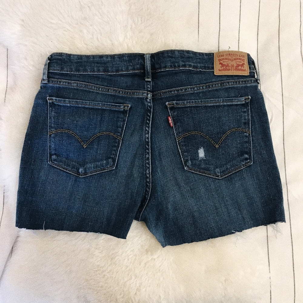 Levi's Cut Off Denim Shorts